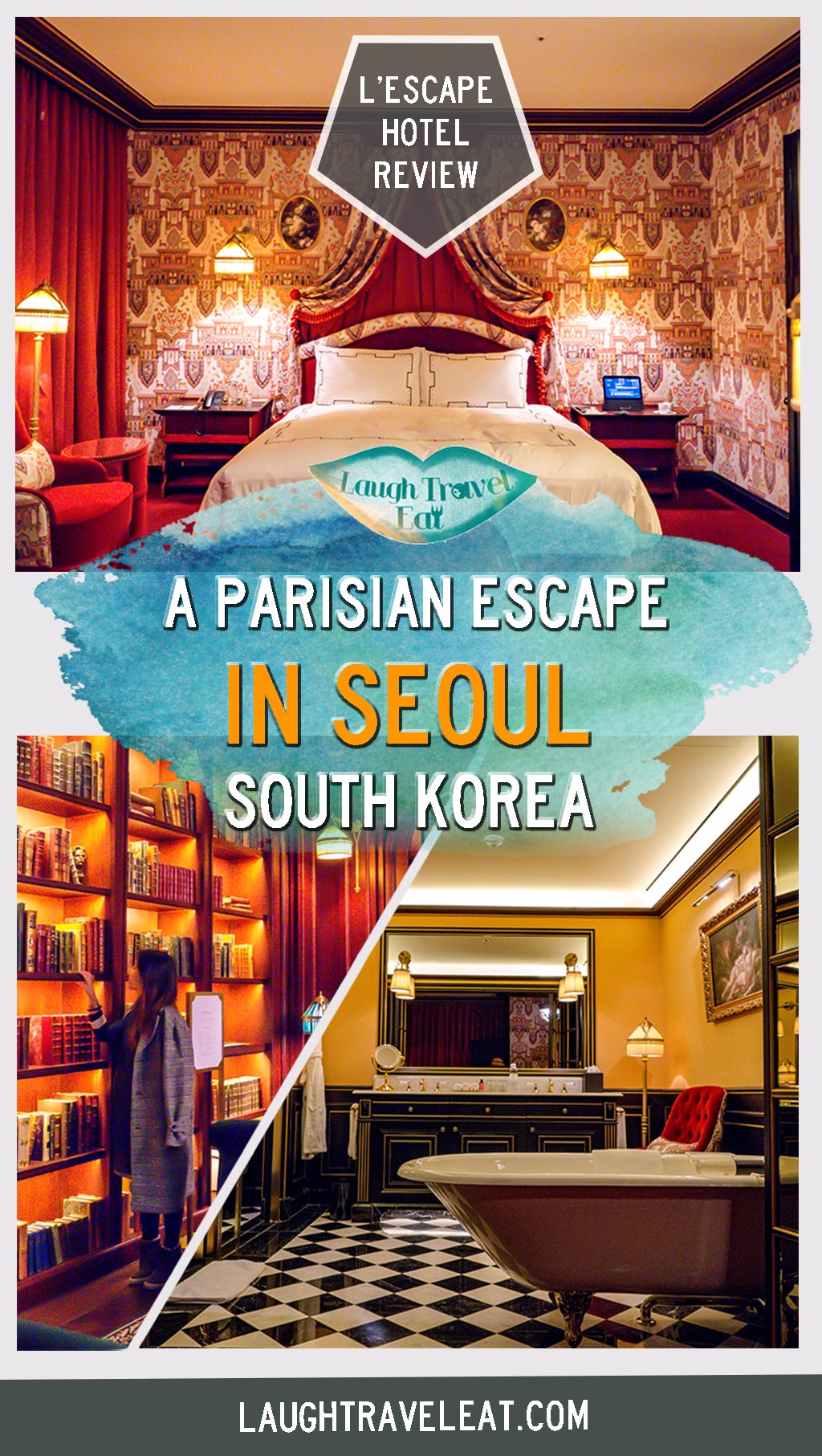 Ideally situated in Myeongdong, the L’Escape Hotel is a Parisian escape in Seoul. From the moment you step into the black-and-white tiles lobby, you are transported you to 19th century Paris in all its glory. Here's what is like to stay there: #Seoul #BoutiqueHotel #SouthKorea