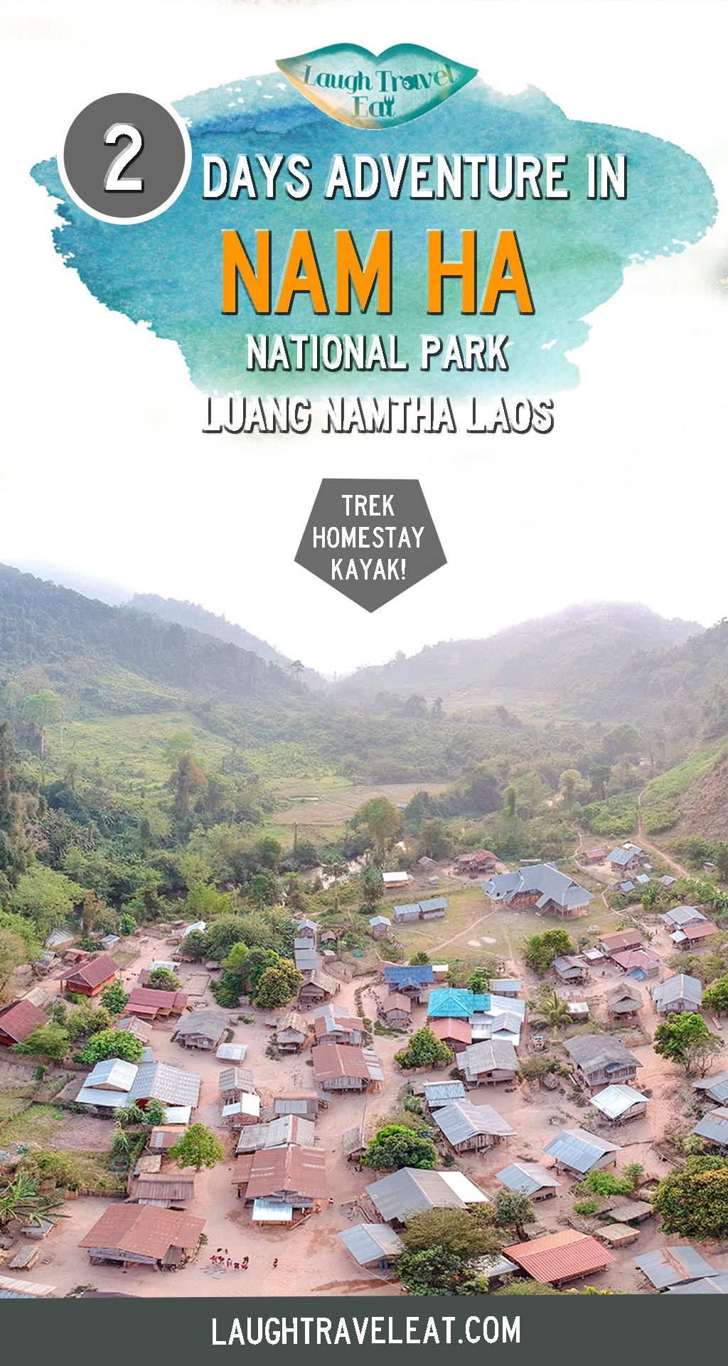 Nam Ha National Park in Luang Namtha province is one of the lesser discovered parts of nature in Laos. You can not only trek through it but also visit and stay at the ethnic villages as well as kayaking on the river! #Laos #LuangNamtha #NamHa #hike #nationalpark