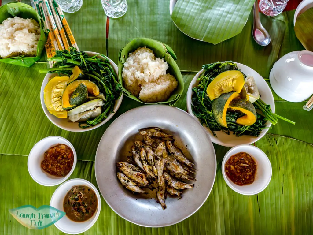 lunch-at-Phieng-Ngam-Handicraft-center-luang-namtha-laos-laugh-travel-eat