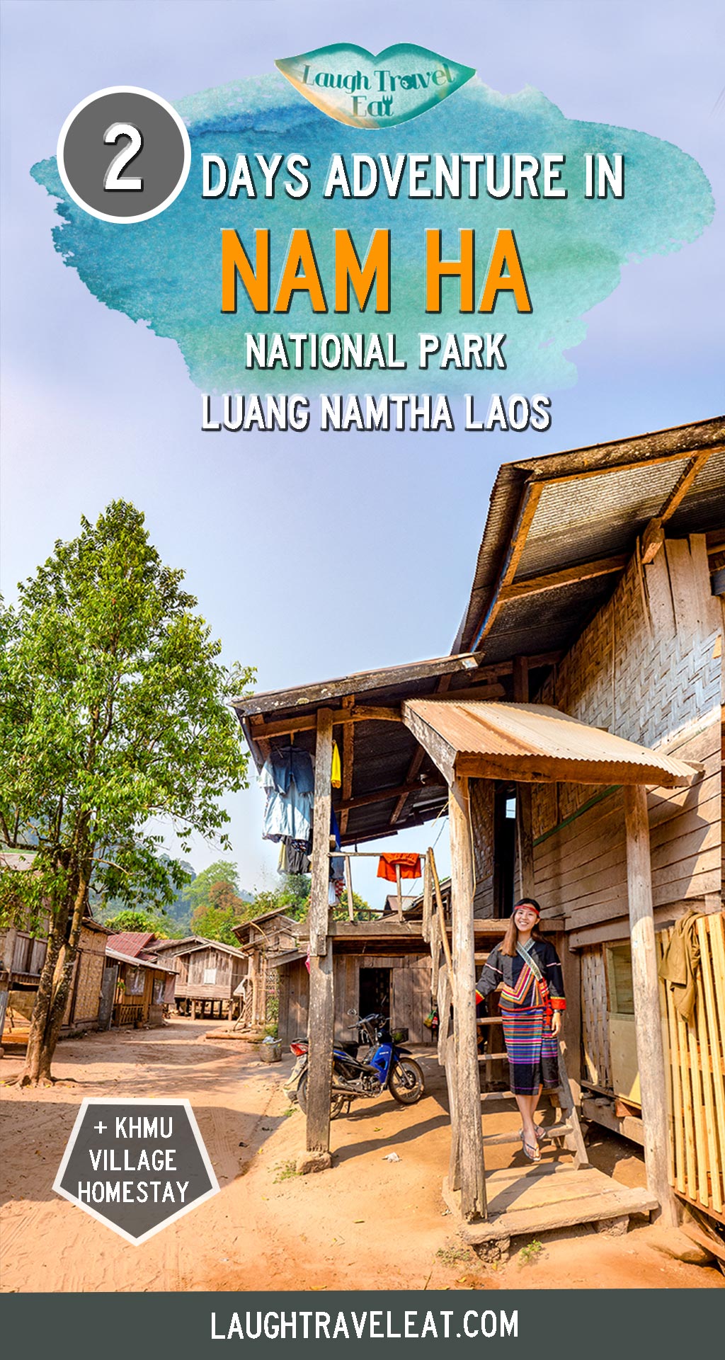 Nam Ha National Park in Luang Namtha province is one of the lesser discovered parts of nature in Laos. You can not only trek through it but also visit and stay at the ethnic villages as well as kayaking on the river! #Laos #LuangNamtha #NamHa #hike #nationalpark