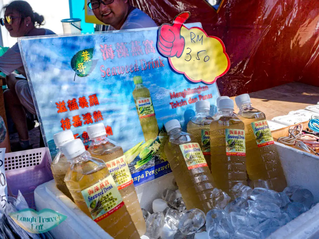 seaweed-drink-gaya-street-sunday-market-kota-kinabalu-sabah-malaysia-laugh-travel-eat