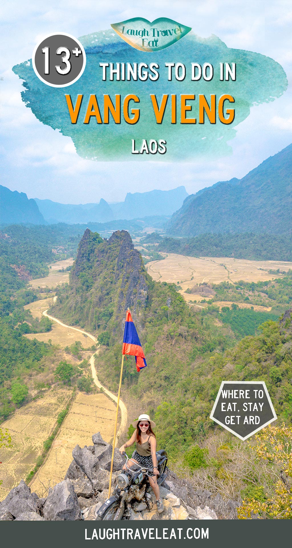 Vang Vieng is a small town between Vientiane and Luang Prabang that was once the party central for backpackers. Nowadays, its reputation is slowly replaced by its natural beauty and outdoor activities. Located by the Nam Song River, it’s all about karst mountains, caves, river, and lagoons in Vang Vieng. Here's what to do, where to stay, eat, and how to get around: #VangVieng #Laos