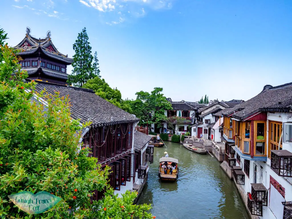 canals zhujiajiao shanghai china