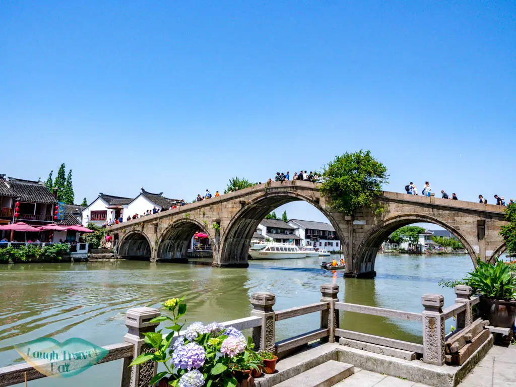 free life bridge zhujiajiao water town shanghai china