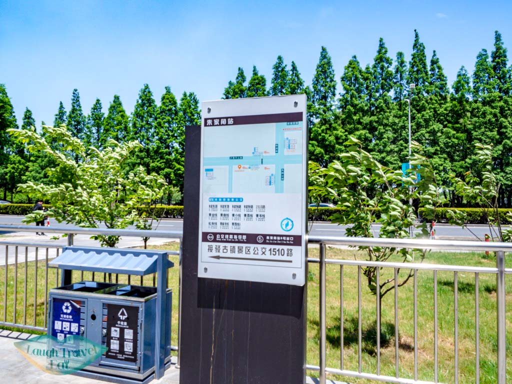 zhujiajiao metro station exit 5 shanghai china