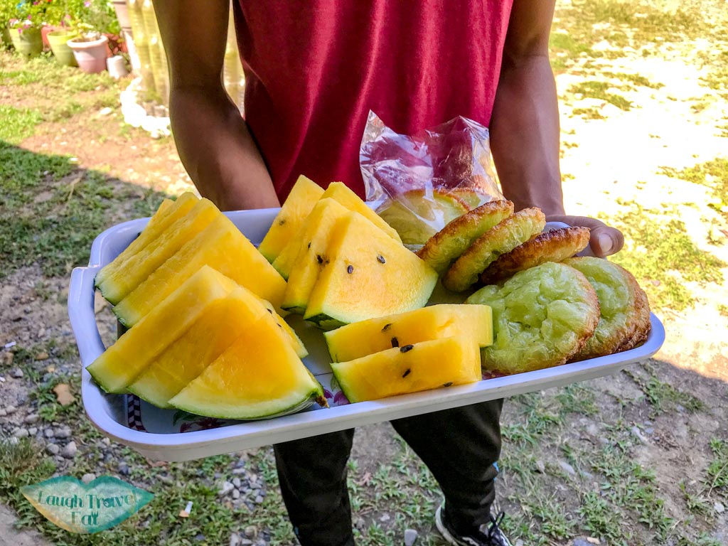 fruits-and-snacks-start-point-white-water-rafting-Kota-Kinabalu-kota-kinabalu-sabah-malaysia-laugh-travel-eat