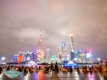 A platform with wider view of Lujiazui The Bund Shanghai China