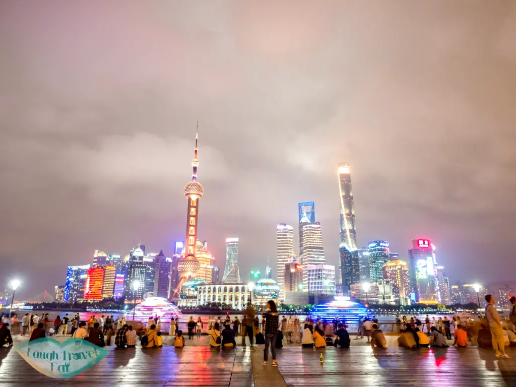 A platform with wider view of Lujiazui The Bund Shanghai China