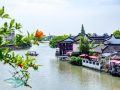main canal zhujiajiao water town shanghai china laugh travel eat