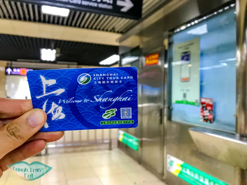 metro card shanghai china - laugh travel eat