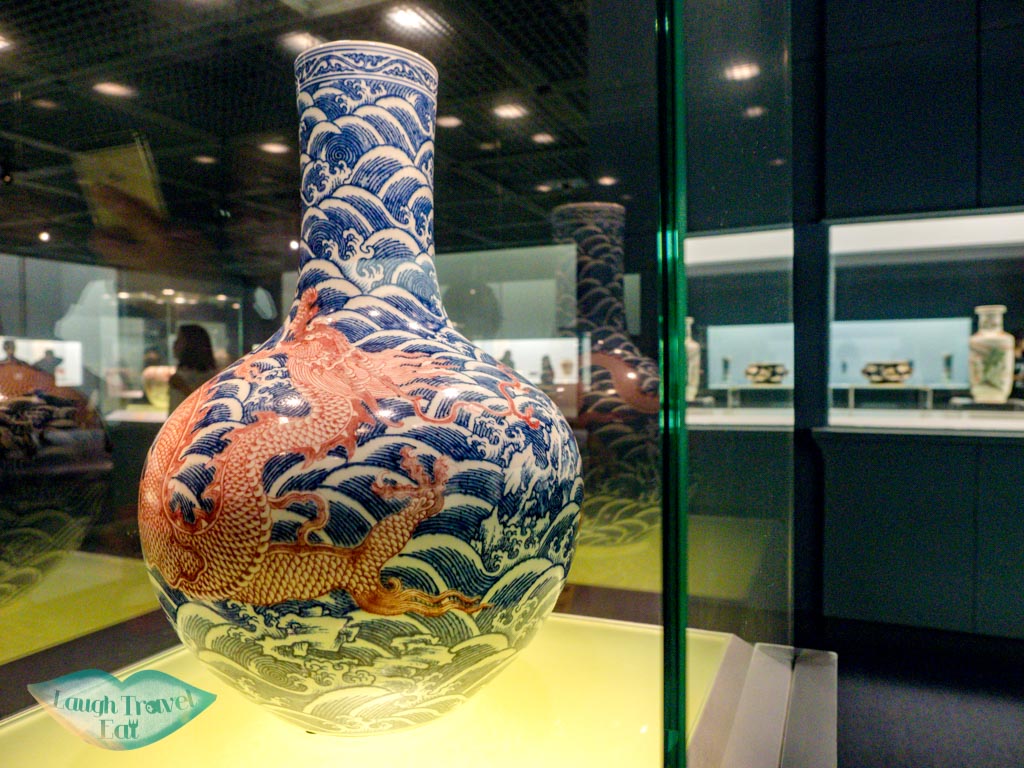 Pottery and Porcelain exhibit at Shanghai Museum China