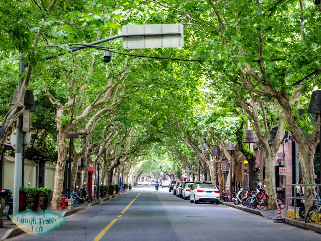 Streets of shanghai china