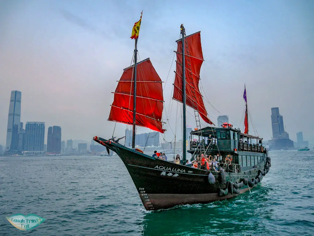 aqua luna at central promenade hong kong - laugh travel eat