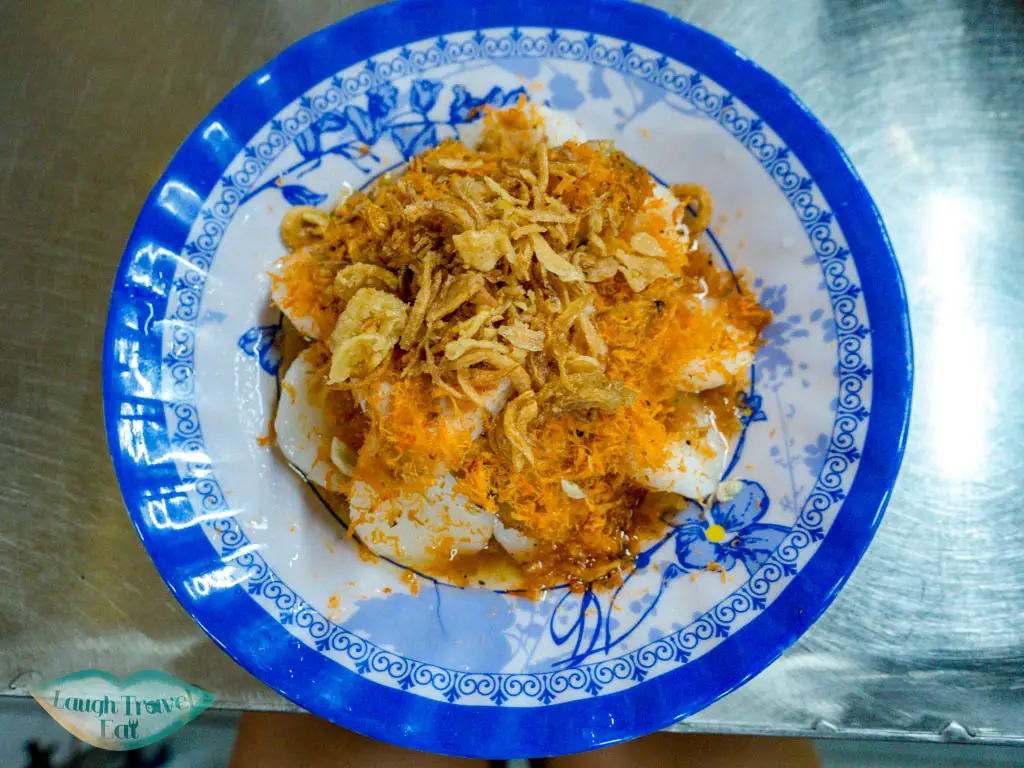 banh beo con market food court danang vietnam - laugh travel eat