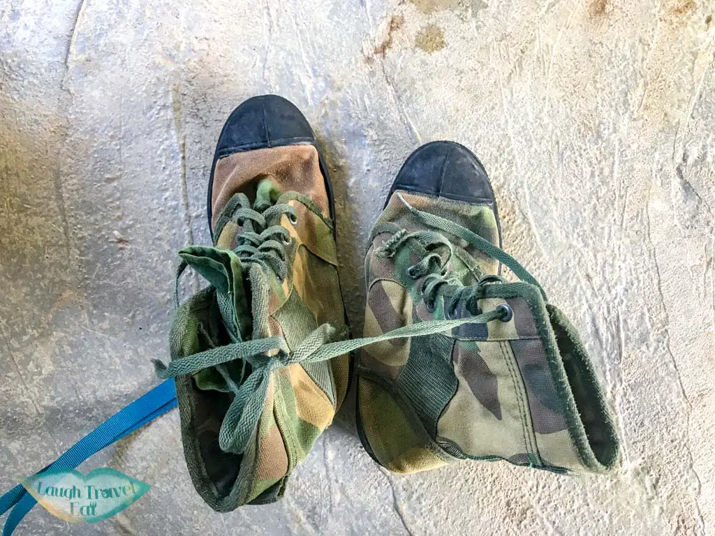 canvas boots jungle boss phong nha vietnam - laugh travel eat