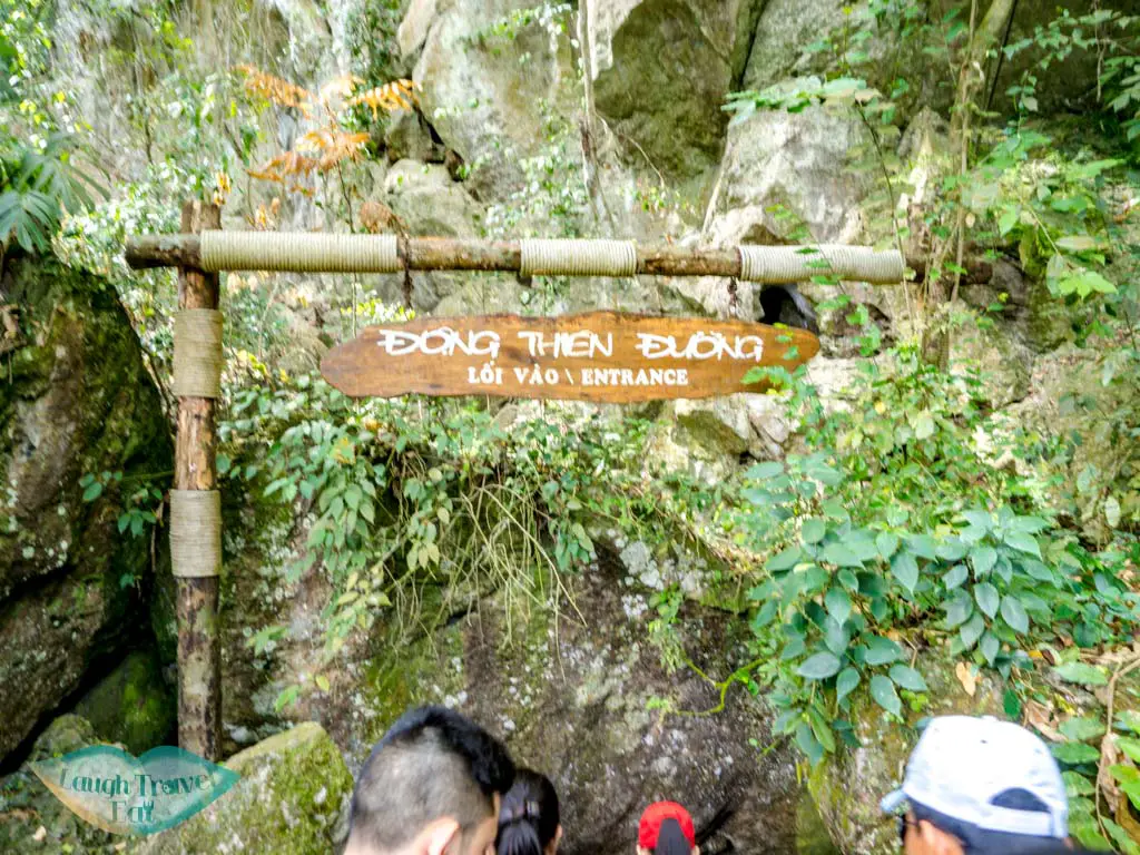 entrance paradise cave phong nha vietnam - laugh travel eat