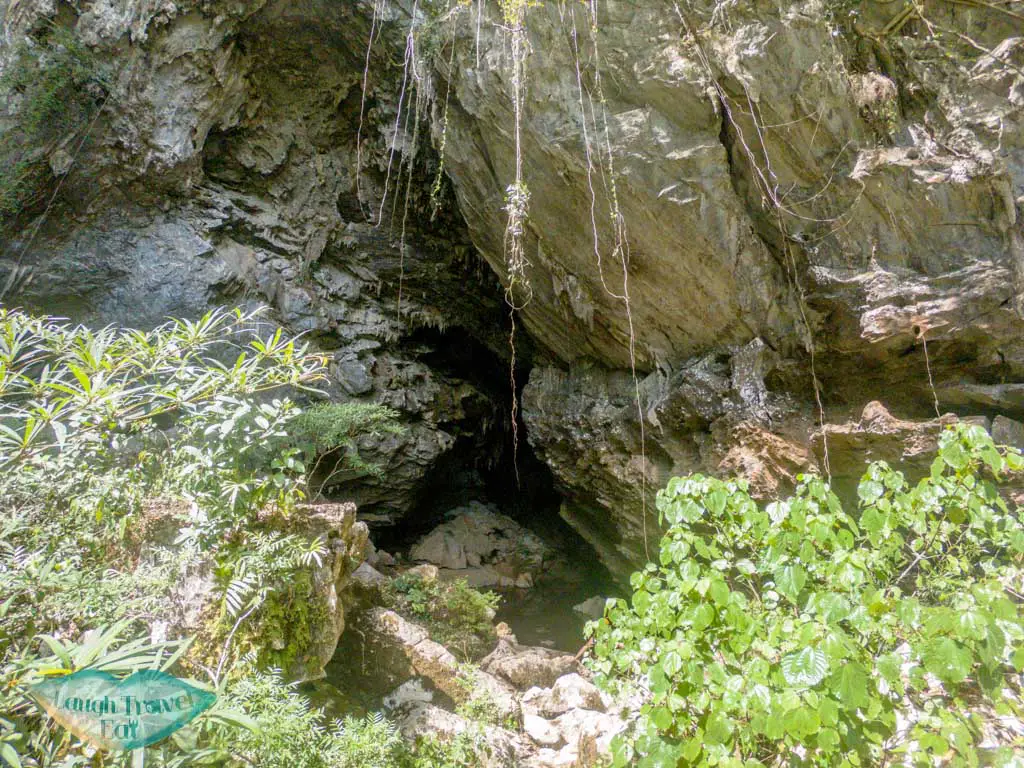 entrance to tra ang cave phong nha vietnam - laugh travel eat