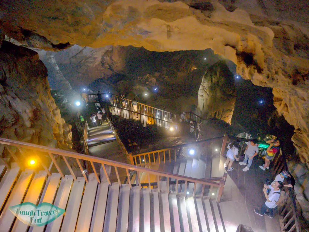going down to paradise cave phong nha vietnam - laugh travel eat