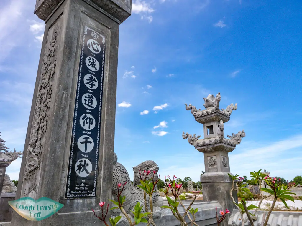 graveyard enroute to hue central vietnam - laugh travel eat