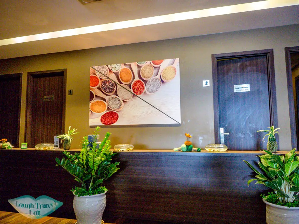 inside maison spa room belle maison parosand danang vietnam - laugh travel eat