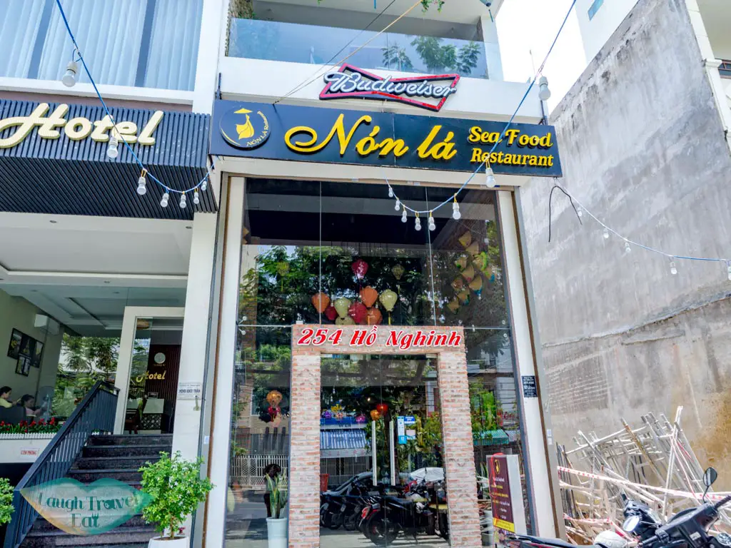 non la seafood restaurant danang vietnam - laugh travel eat