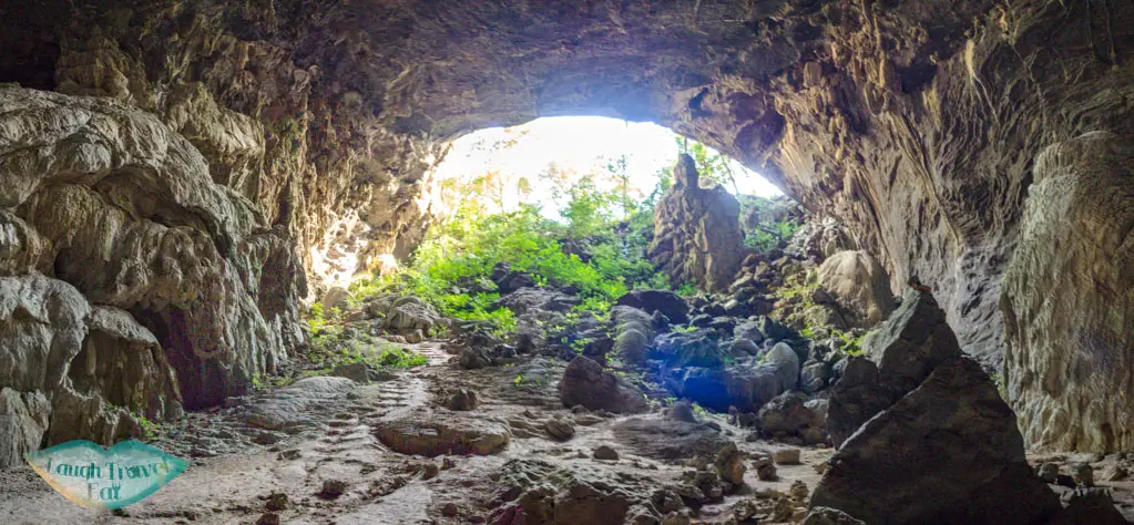 panorama turtle entrance elephant cave phong nha vietnam - laugh travel eat