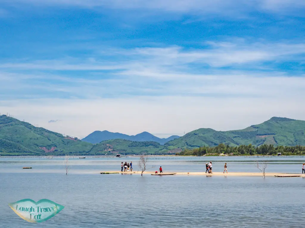 passing by lang co lagoon central vietnam - laugh travel eat