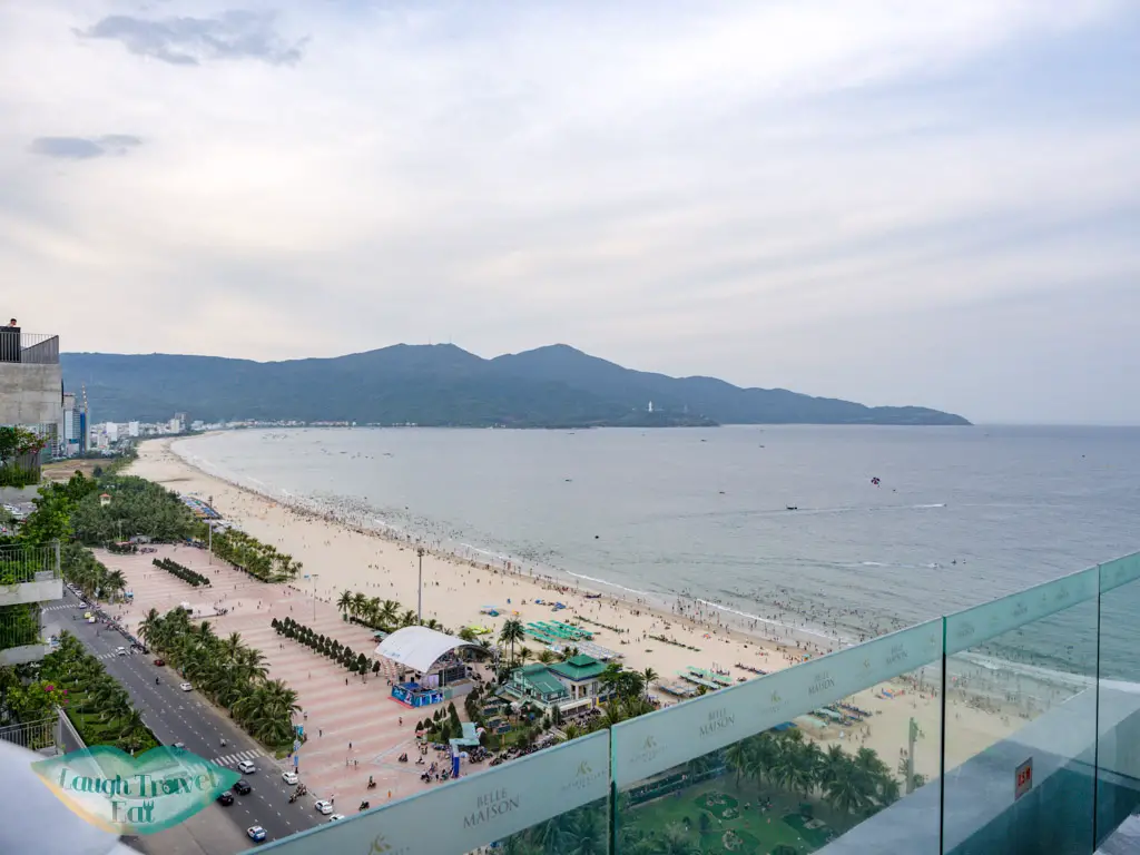 view of beach belle maison parosand danang vietnam - laugh travel eat