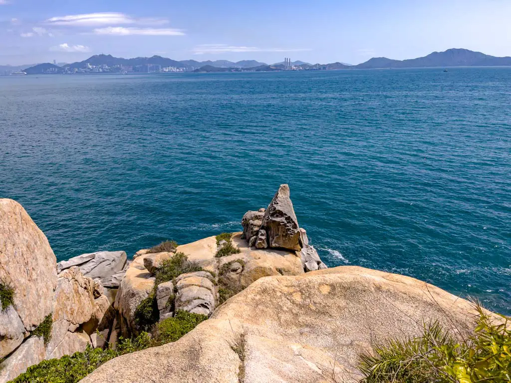 bell rock mini great wall cheung chau hong kong - laugh travel eat