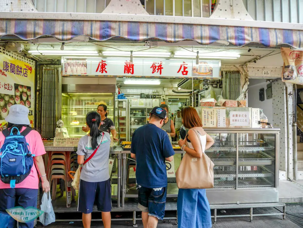 egg tarts store Cheung Chau, Hong Kong - Laugh Travel Eat