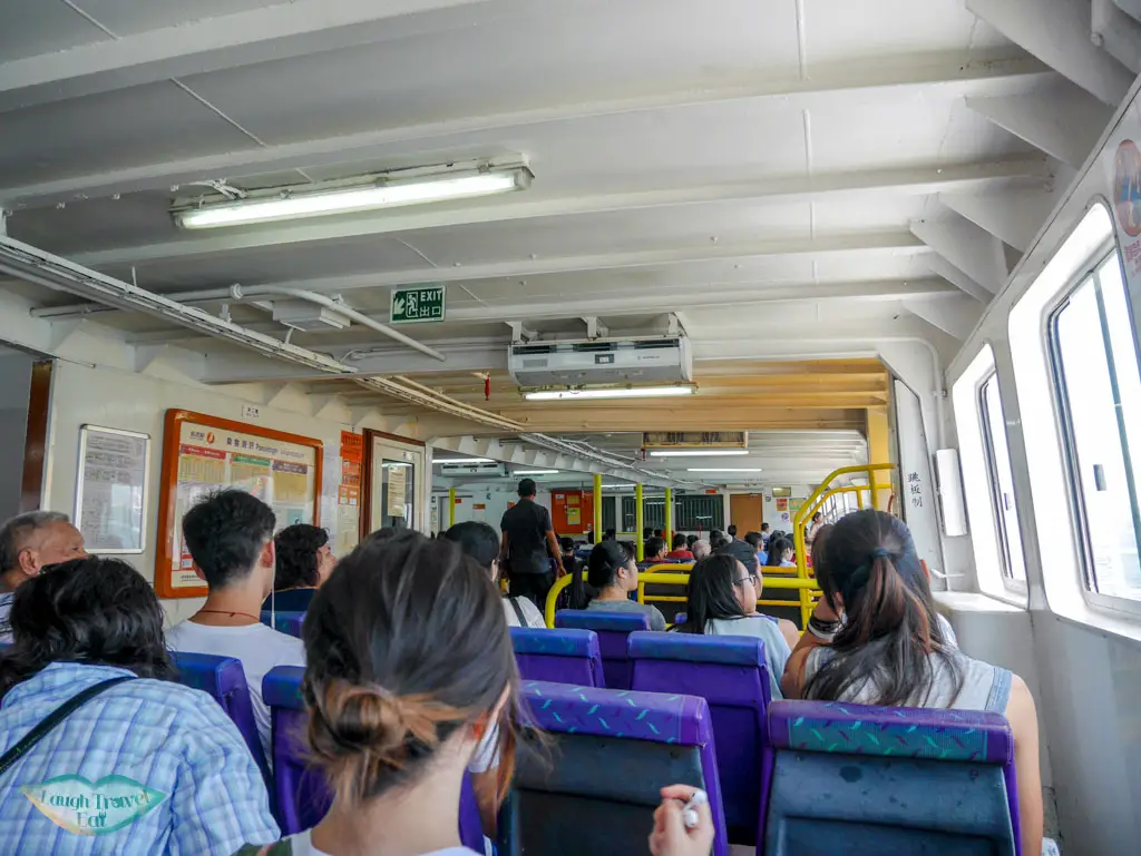 ferry from central to Cheung Chau, Hong Kong - Laugh Travel Ear