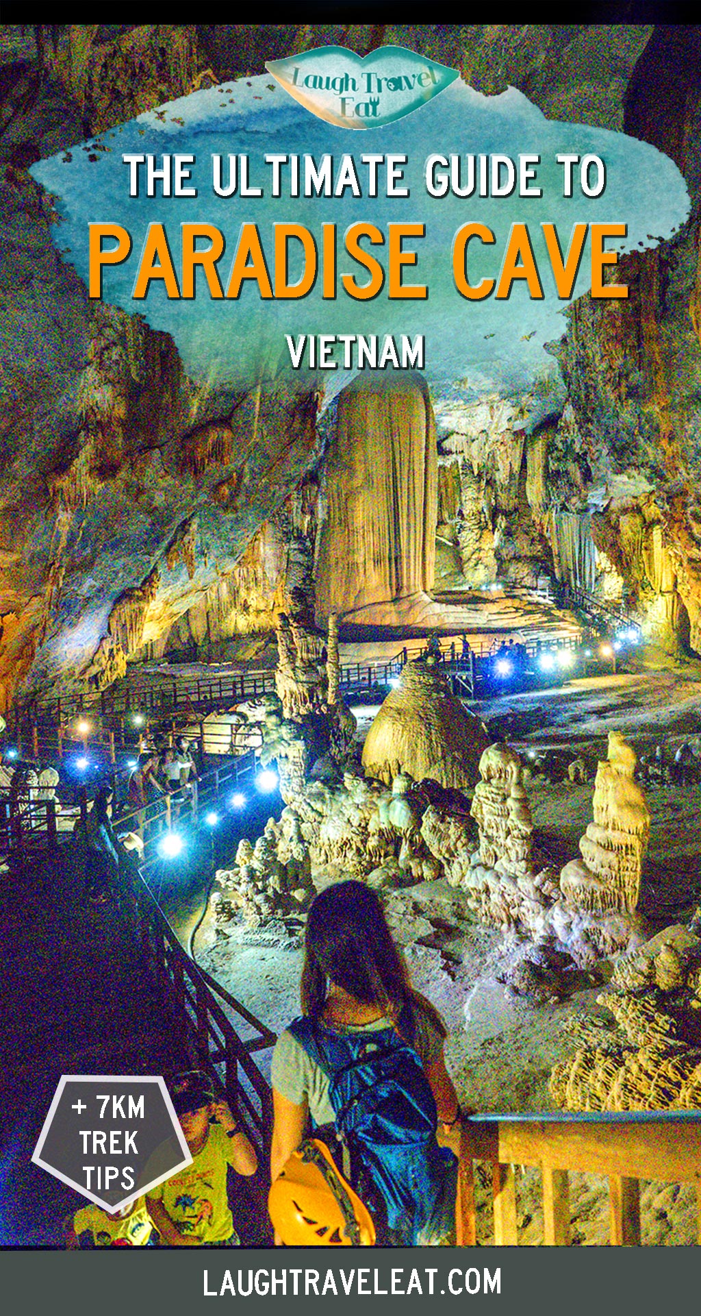 Paradise Cave is one of the most popular caves to visit in the Phong Nha, Vietnam. It is the longest dry cave in Asia with stunning stalactites and stalagmites. You can visit its 2km walkway or get adventurous on a 7km trek to the doline and experience the pristine cave beyond the initial 2km. Here's a complete guide: #PhongNha #Cave #Vietnam
