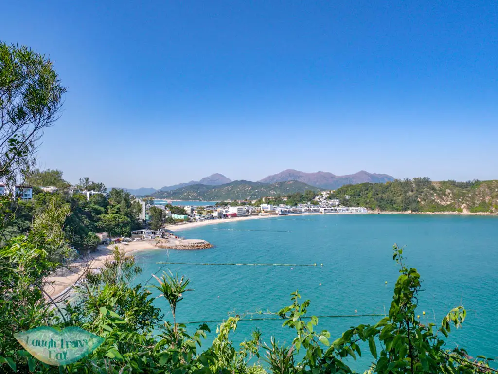 view from mini great wall cheung chau hong kong - laugh travel eat