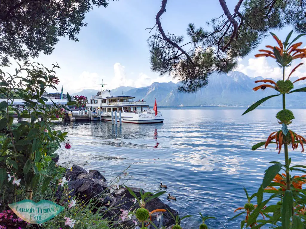 CGN boat Montreux switzerland - laugh travel eat