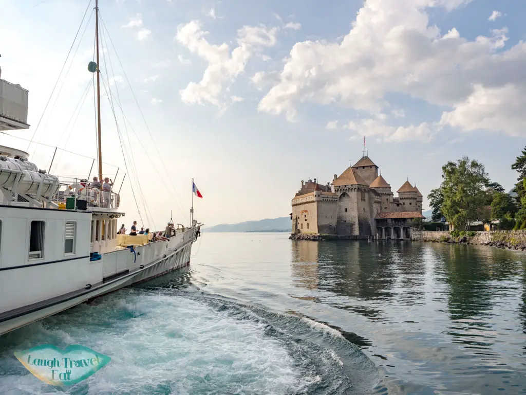 CGN ferry from chillon switzerland - laugh travel eat