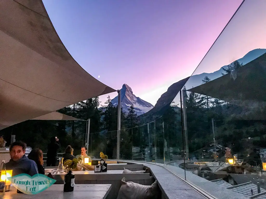 Cervo Puro restaurant Zermatt Switzerland - laugh travel eat