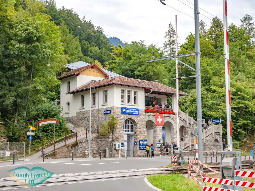 Harder Kulm station interlaken switzerland - laugh travel eat