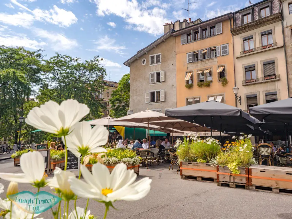 Place du Bourg de Four geneva switzerland - laugh travel eat