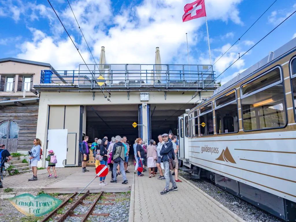 Rocher de Nayes Station Montreux switzerland - laugh travel eat
