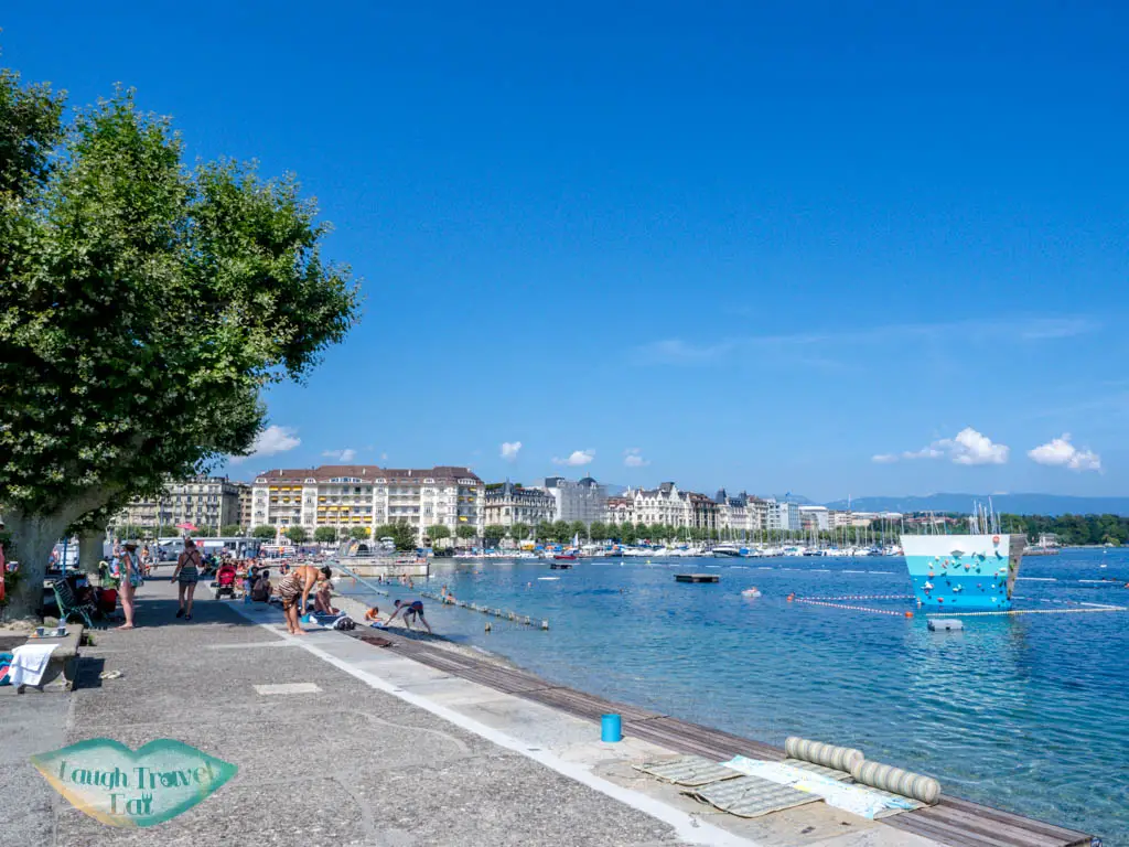 bains des paquis geneva switzerland - laugh travel eat