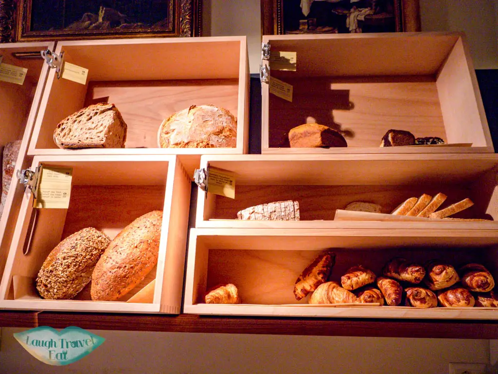 bakery selection breakfast Cervo Zermatt Switzerland - laugh travel eat