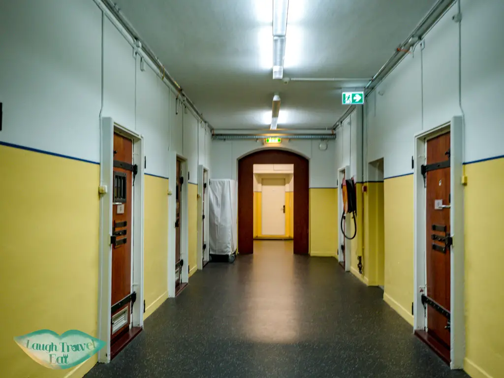 corridor Barabas hostel lucerne switzerland - laugh travel eat