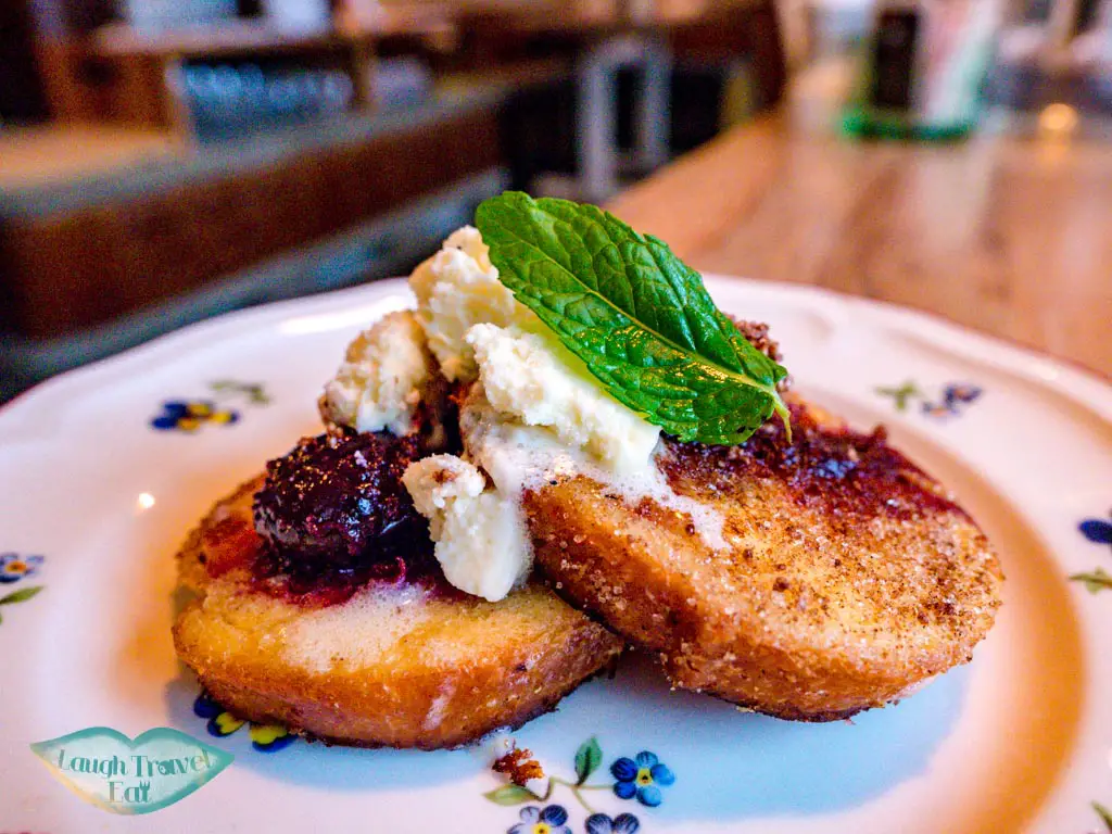 french toast breakfast cervo zermatt Switzerland - laugh travel eat