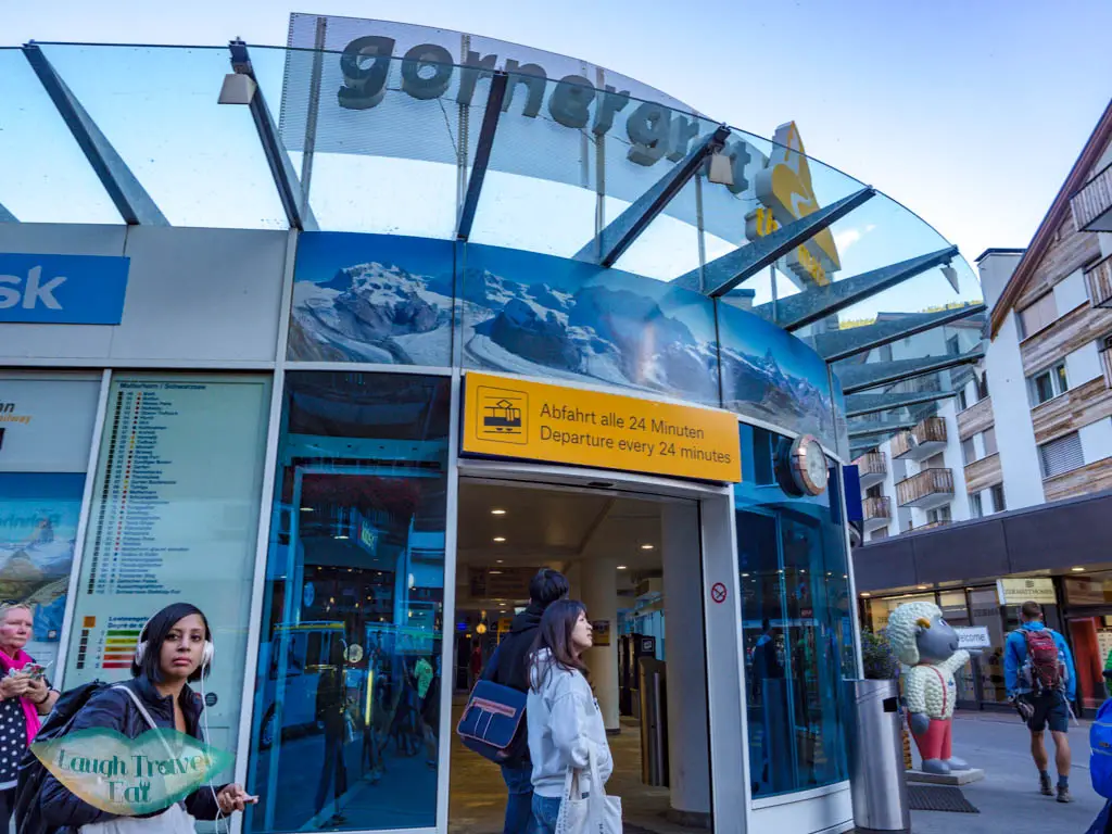 gornergrat station zermatt switzerland - laugh travel eat