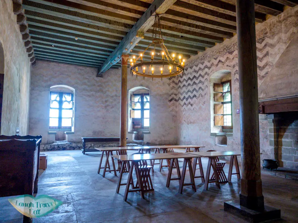 inside Chillon Castle switzerland - laugh travel eat-3