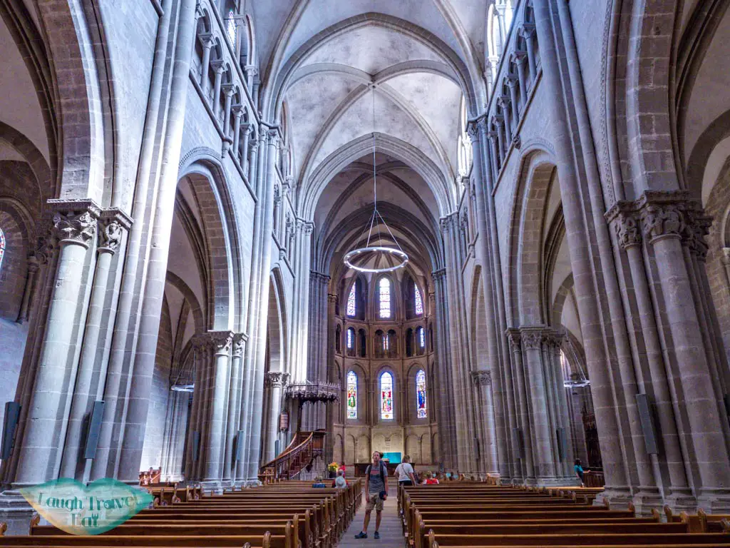 inside st pierre cathedral geneva Switzerland - laugh travel eat