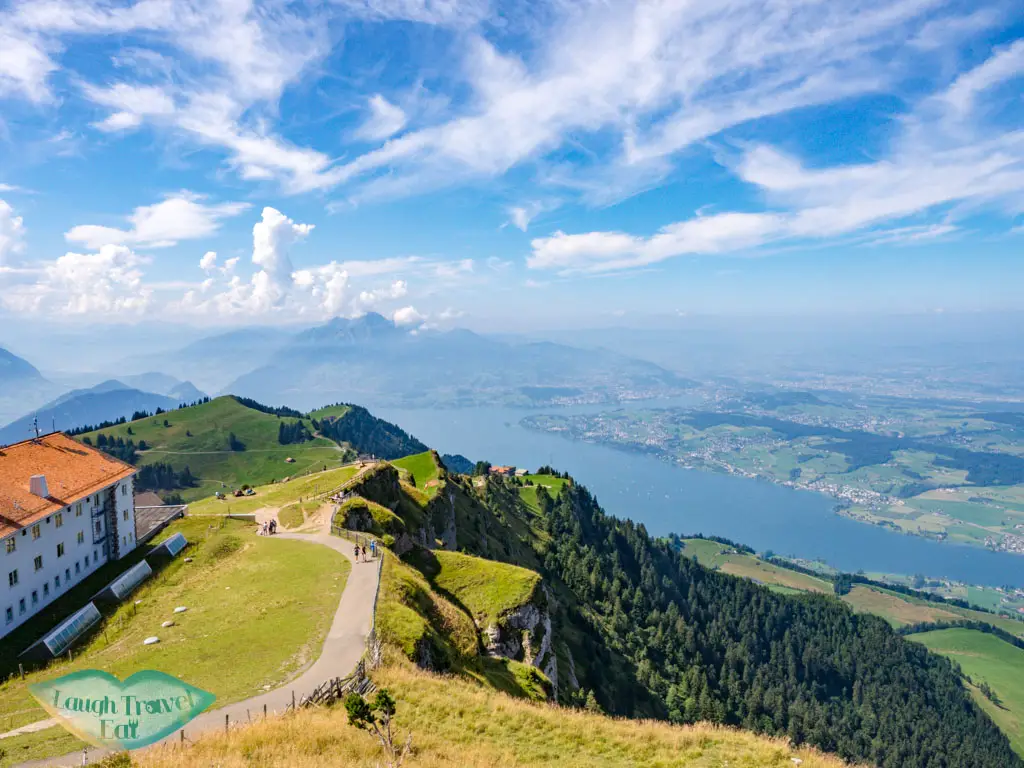 lake lucerne view from rigi kulm lucerne switzerland - laugh travel eat