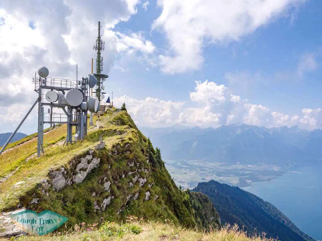 top of Rocher de Nayes Montreux switzerland - laugh travel eat