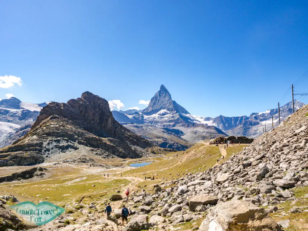 view from riffelberg station zermatt switzerland - laugh travel eat