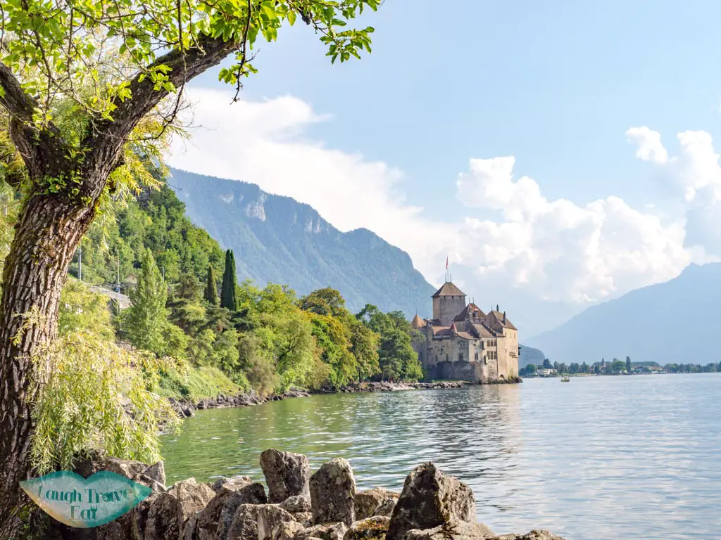 view of Chillon Castle switzerland - laugh travel eat
